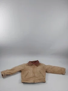 Vintage Carhartt Detroit Canvas Y04 BRN Jacke rot gesteppt gefüttert Youth  - Bild 1 von 6