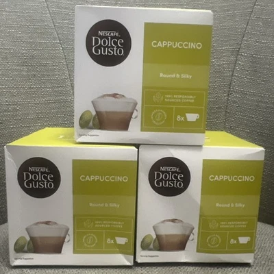 Nescafé Dolce Gusto Cappuccino Redondo y Sedoso 24 Porciones 48 Cápsulas Bb 05/2026 Foto 1 de 4