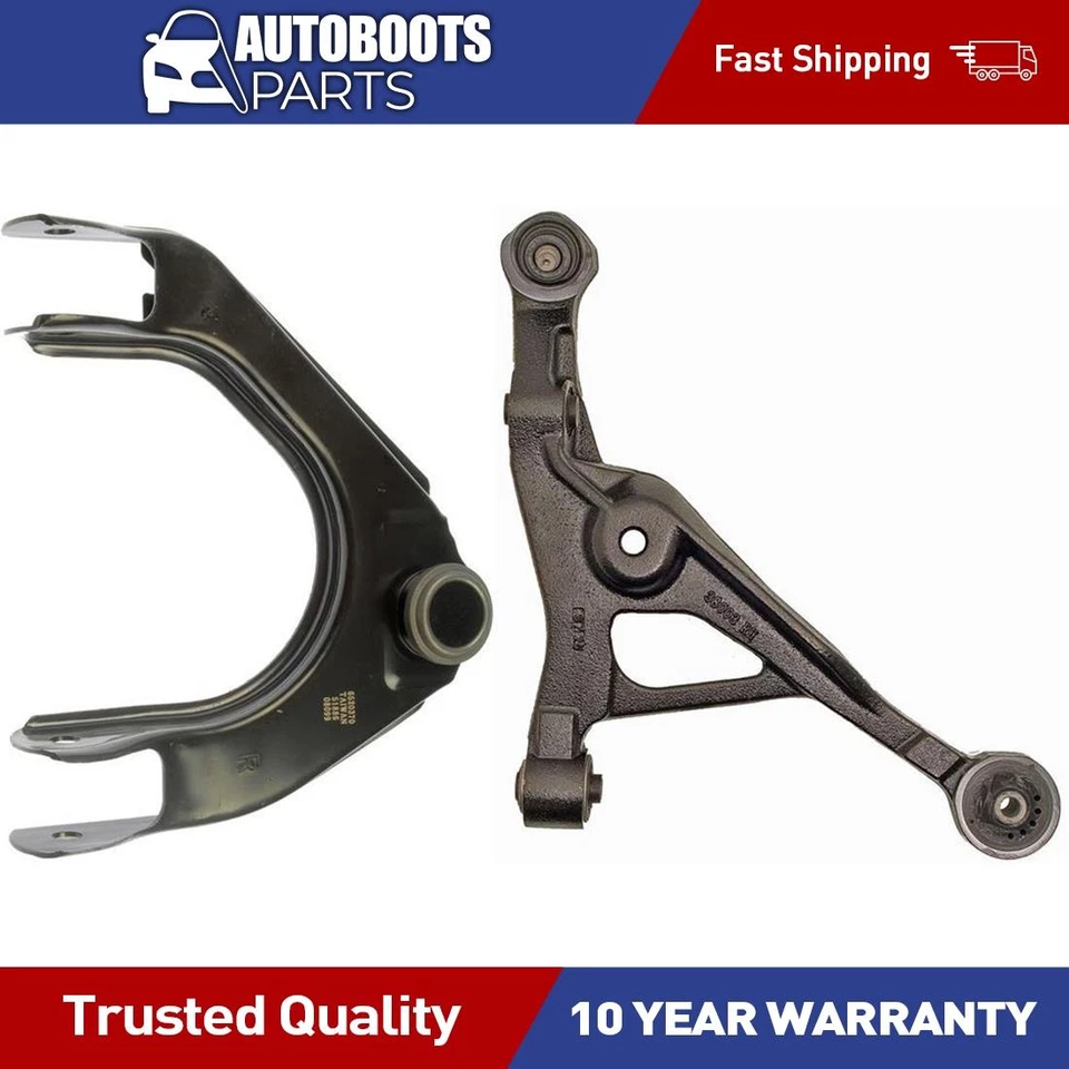 Brazo de control superior inferior delantero derecho con conjunto de articulación esférica para 95-02 Dodge Stratus Foto 1 de 4