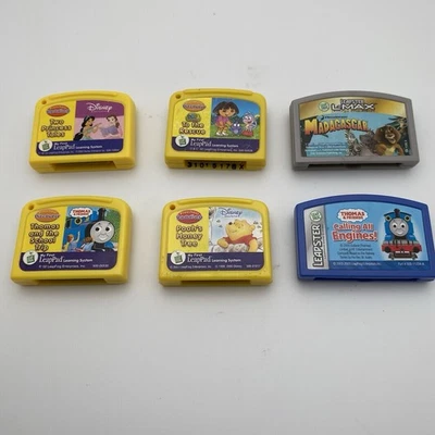 Lote de 6 Cartuchos de Juego LeapPad y Leapster Leap Frog Juegos de Aprendizaje Disney Foto 1 de 4