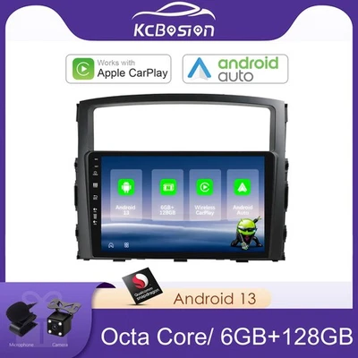 6+128G Android 13 autoradio GPS navigatore per Mitsubishi Outlander/Peugeot 4007 - Immagine 1 di 4