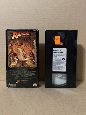 Raiders of the Lost Ark (VHS Early Release)! Spielberg-First Printing ?? - Image 1 of 4