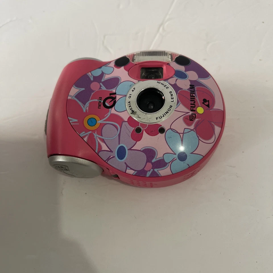 Cámara fotográfica vintage FUJI Fujifilm Nexia Q1 AF 22 mm rosa multicolor Foto 1 de 4
