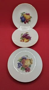 3 Vintage Winterling Marktleuthen Bavaria 4.5" Fruit Pattern Plates - Picture 1 of 8
