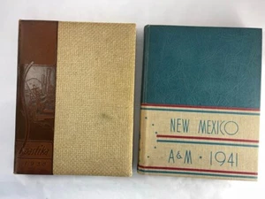 Lot 2, 1938 & 1941 New Mexico A & MA Swastika Yearbooks NMSU & lose Fotos - Bild 1 von 24