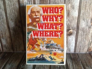 WHO WHY WHAT WHERE VINTAGE TRIVIA CARD GAME COMPLETE - WORLD BOOK ED - Bild 1 von 5