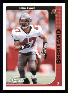 2002 Score Scorecard #229 John Lynch /400 - Picture 1 of 2