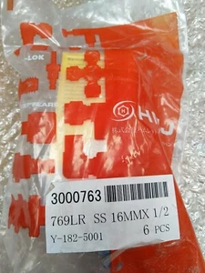 HAM-LET 769LR SS 16MMX 1/2 (lot of 6 pieces) - Picture 1 of 3