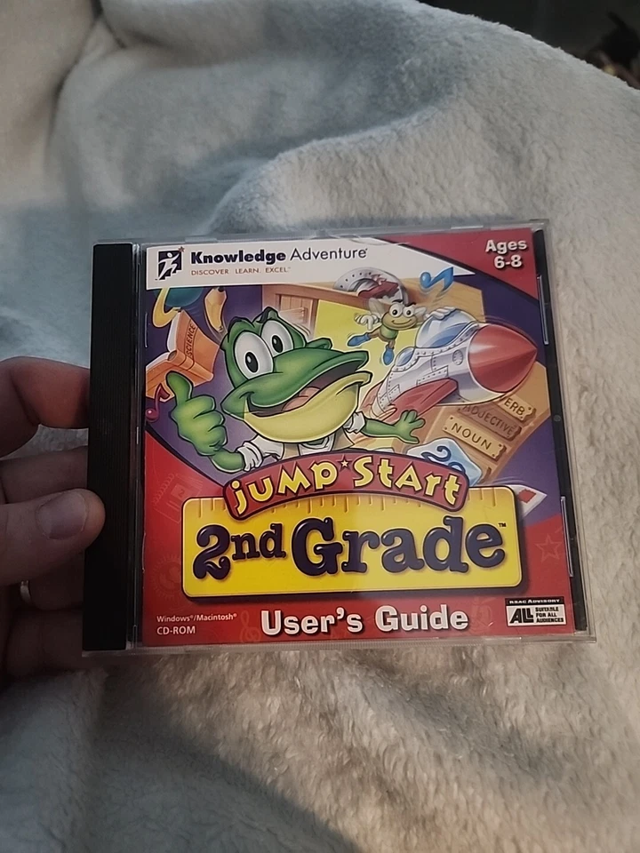 Jump Start: Learning System 2nd Grade PC CD-ROM (1996 Knowledge Adventure) Works - Image 1 of 4