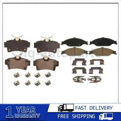 Pastillas de freno delanteras traseras para Ford Mustang 2004 2003 2002 2001 2000 1999 Foto 1 de 4