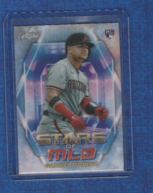 2023 Topps Baseball Series 2 Stars of MLB CHROME # SMLBC-57 Gabriel Moreno RC - Image 1 of 2