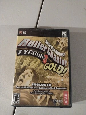 RollerCoaster Tycoon 3: Gold (PC, 2005) CIB - Image 1 of 4