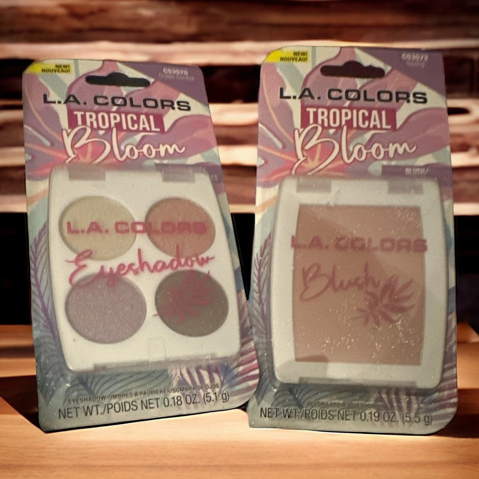 L.A. Colors  Tropical Bloom Blush & Eyeshadow New In Package - Image 1 of 1