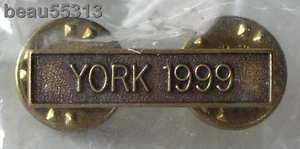 ⭐HARLEY DAVIDSON GRUPO DE PROPIETARIOS YORK 1999 CASA ABIERTA HOG H.O.G. PIN BARRA CHALECO - Imagen 1 de 1