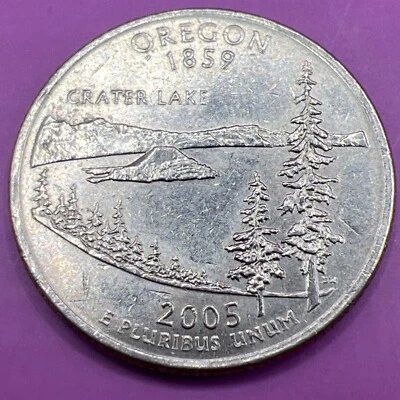 2005 Oregon Quarter 1859 Crater Lake P - Image 1 of 4