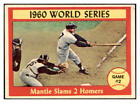 1961 TOPPS #307 WORLD SERIES GAME 2 MICKEY MANTLE EX-MT 442534 (KYCARDS)