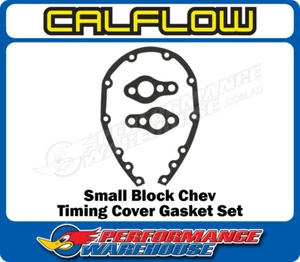 Small Block Chev SBC Timing Cover Gasket 283 307 327 350 400, CAL-4120 - Picture 1 of 2