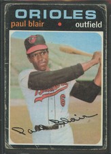 1971 Topps #53 Paul Blair Baltimore Orioles