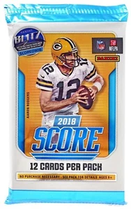 3 2018 Score Football Retail 12 Card Packs L. Jackson J. Allen S. Barkley Rookie - Picture 1 of 1