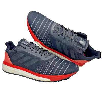 Adidas AC8134 Solar Drive Boost Mens Size 12 Black Mesh Running Shoes - Image 1 of 4