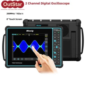 Osciloscopio Tablet 2CH 200MHz 1GSa/s 6 Decodificaciones Pantalla Táctil 8" Micsig STO2002 - Imagen 1 de 4