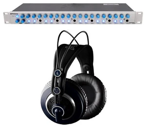 Presonus HP60 6-Channel Amplifier Headphone Amp w/ Talkback+AKG K240 Headphones - Picture 1 of 12