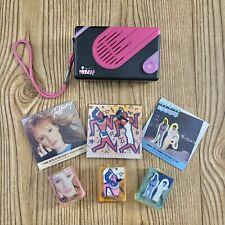 1988 Fisher-Price Pocket Rockers Mini Cassette Player 3 Tape Clip Case Toy WORKS