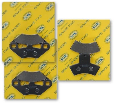 FRONT&REAR BRAKE PADS fit POLARIS Sport Sportsman 335 400 4X4 1999-2002 - Image 1 of 3