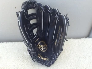 Guante de Softbol Wilson para Zurdos 12.5" NEGRO 100% EE. UU. WEB ABIERTA - Imagen 1 de 13