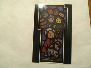 Hawaii Postcard Palolo United Methodist Church Cross Stained Glass Honolulu HI - Picture 1 of 2