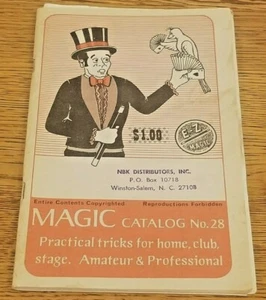 Magic Catalogue No 28 Practical tricks for the home, club, stage.  - Picture 1 of 3