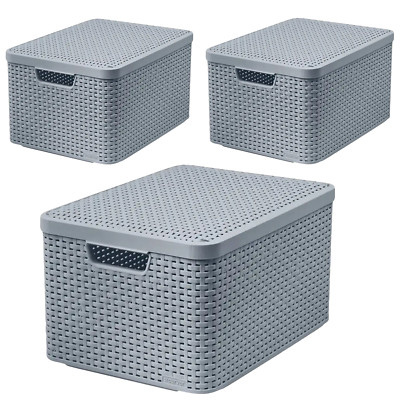 Rattan Storage Box in Home Storage Boxes for sale | eBay