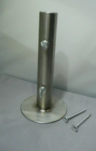 CUSTOM STAINLESS STEEL PLATFORM/STAGE STAND & SCREWS- 19mm CHUNKY BANKSTICK/POLE - Picture 1 of 9