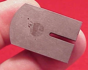 Watchmakers Lathe Tool Rest SAWING SLOT Vintage Lathe Post 7.98MM  19MM WIDE WW - Picture 1 of 3