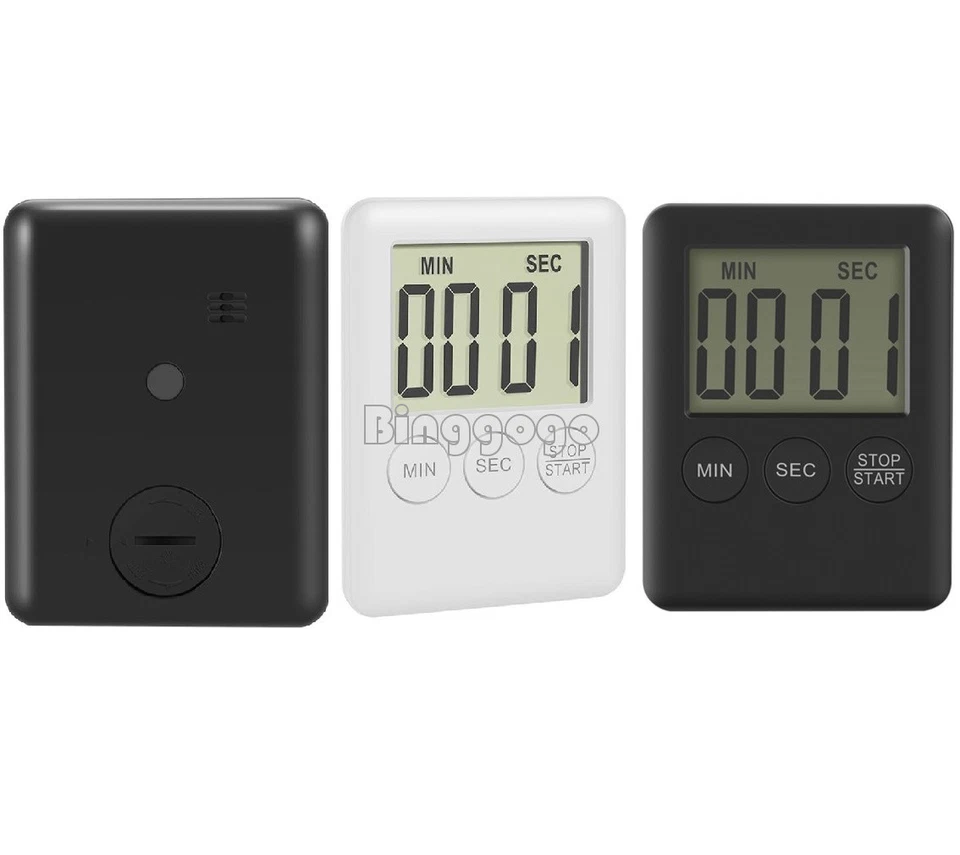 LCD Display Digital Kitchen Cooking Timer Count-Down Up Clock Alarm Magnetic NEU - Bild 1 von 1