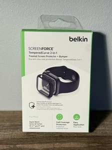 Belkin Screenforce TemperedCurve 2-w-1 Treated Screen Protector & Bumper 45MM - Zdjęcie 1 z 4