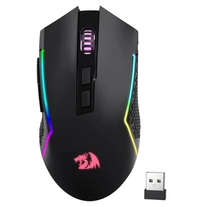 M693 Wireless Gaming Mouse, 8000 DPI Mice w/ 3-Mode Connection, BT & 2.4G Wir... - Picture 1 of 9