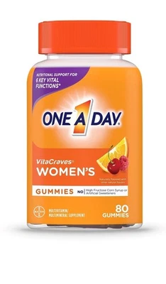 Мультивитаминные жевательные резинки для женщин One A Day VitaCraves 80 штук - Изображение 1 из 4