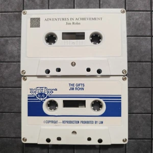 Jim Rohn - The Gifts, Adventures Seminar Speech Lot - (2 Cassette Tape Set) RARE - Picture 1 of 3