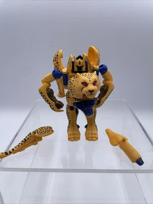 Transformers Beast Wars Cheetor Original 1996 Red Eyes COMPLETO Foto 1 de 4