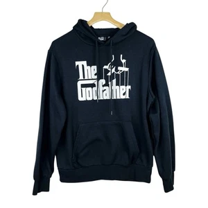 The Godfather Black Hoodie Front Back Graphic Pullover Sweatshirt Adult Medium - Picture 1 of 6