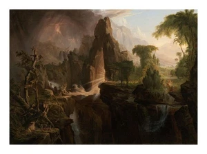 Thomas Cole The Garden of Eden : Archival Quality Giclée Art Print 1828 - Picture 1 of 2