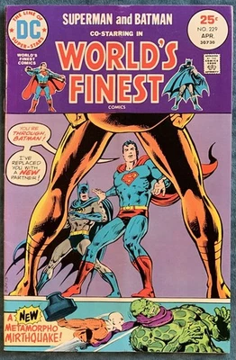World’s Finest Comics #229  April 1975  Reprints Origin Superman And Batman Team - Image 1 of 2