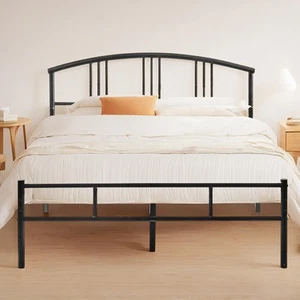 Queen Bed Frame with Headboard and Footboard, 14 Inch Metal Platform Mattress... - Picture 1 of 7