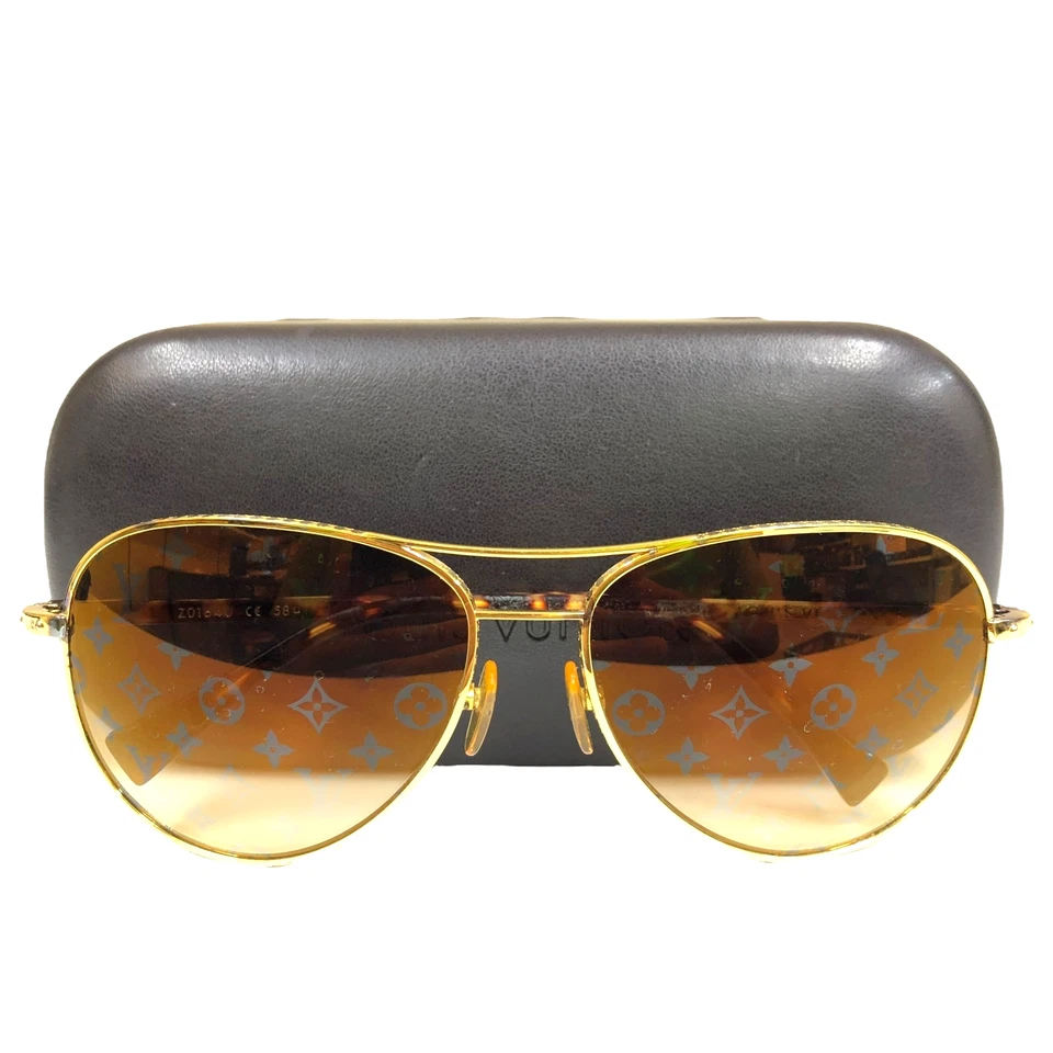 Auténticas gafas de sol Louis Vuitton lentes con monograma de conspiración Z0164U E1008 Foto 1 de 4