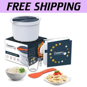 Compact Non-Stick Microwave Rice and Pasta Cooker - Perfect for Busy Homes - Picture 1 of 10