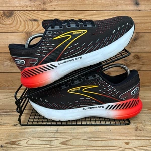 Brooks Trainers Mens Size UK 8 Glycerin 20 Black Road Running Gym Shoes - Picture 1 of 13
