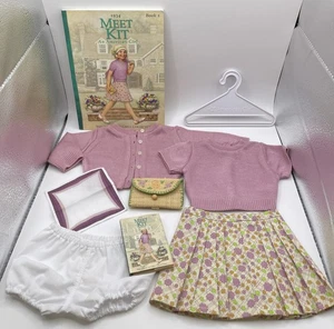LKnew! LOT American Girl Doll Kit Classic Meet Outfit Book Purse Hanger + More! - Picture 1 of 19