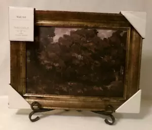 NWT THRESHOLD DESIGNED with STUDIO McGEE ART PRINT w/OIL RUBBED BRONZE EASEL - Picture 1 of 12