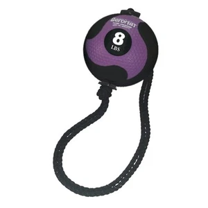 8 Lb Aeromat Tornado Ball With Rope (Purple) Elite Power Medicine Ball Weight - Picture 1 of 1